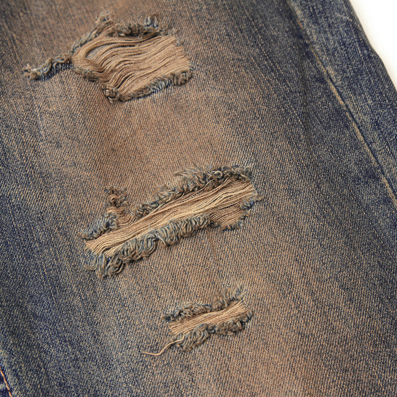 American High Street Ripped Jeans For Men - WOMONA.COM