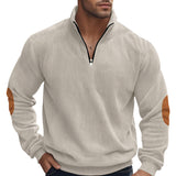 All-matching Embroidered Men's Corduroy Top - WOMONA.COM