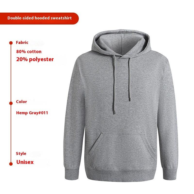 Solid Color Long Sleeve Loose Thin Hoodie Sweater - WOMONA.COM