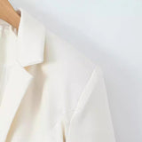 Temperament Pure Color Suit Jacket - WOMONA.COM