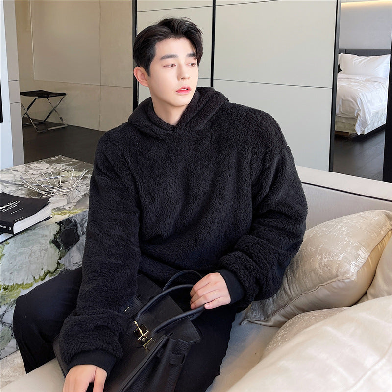 Lamb Fleece Pullover Bottoming Shirt