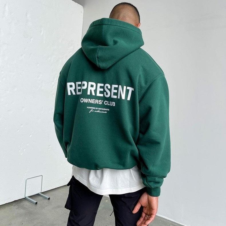 Loose Men's Couple Hooded Sweater - WOMONA.COM