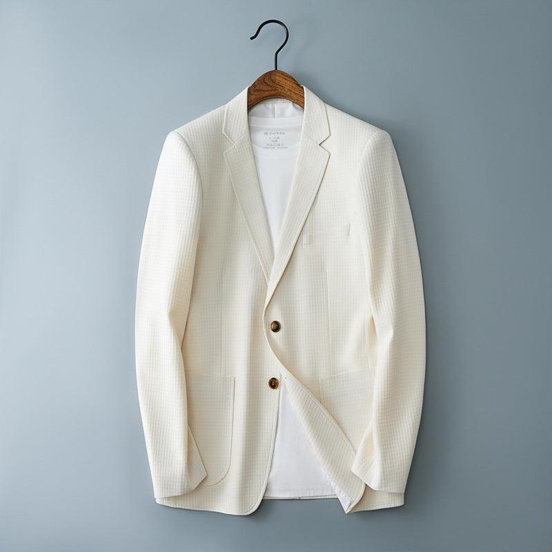 Plaid Leisure Suit Youth Coat Benxi Price Control - WOMONA.COM