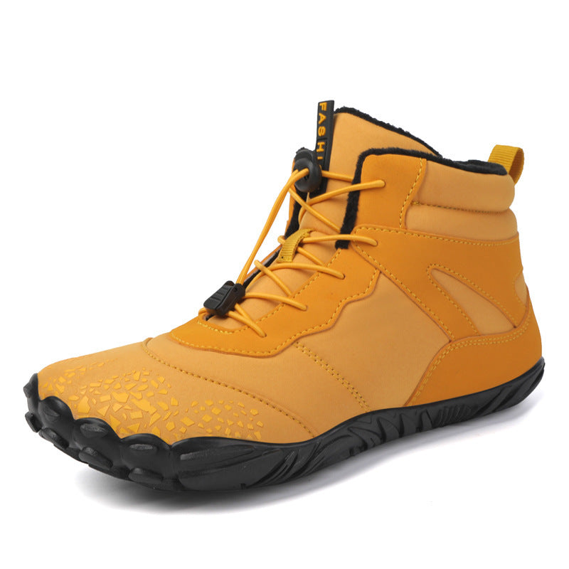 Cotton-padded Shoes Five-finger Snow Boots