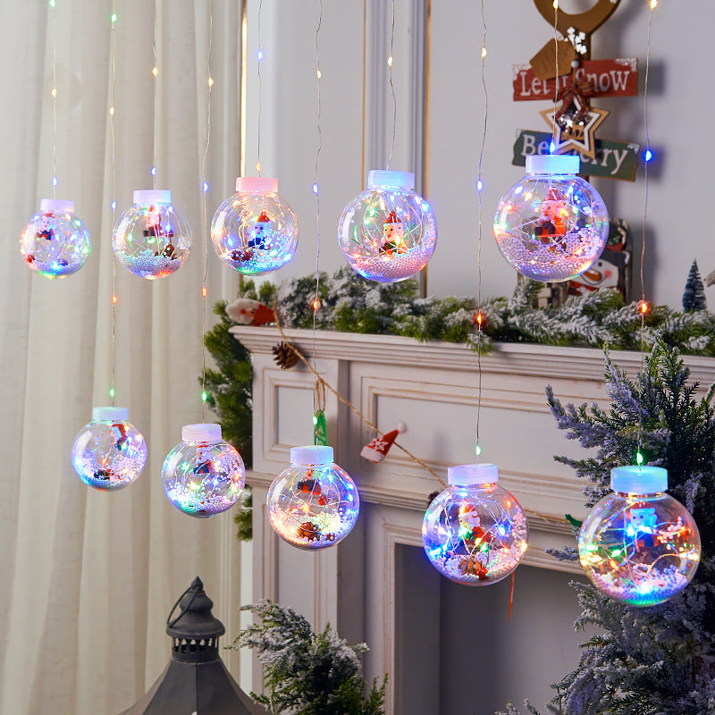 Curtain Lights Decorate Christmas Tree Pendants - WOMONA.COM