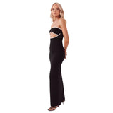 Tube Top Strickkleid Damen