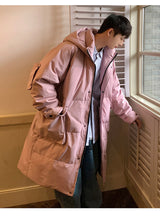 Men's Winter Mid-length Thick Warm Jacket - WOMONA.COM