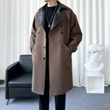 Woolen Coat Men's Korean Fashion