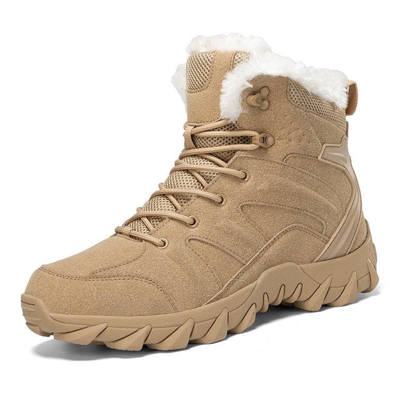 Men's Snow Boots Thickened Thermal Middle Tube - WOMONA.COM