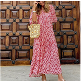 Summer Women's Vintage Printed Bohemian Dress - WOMONA.COM