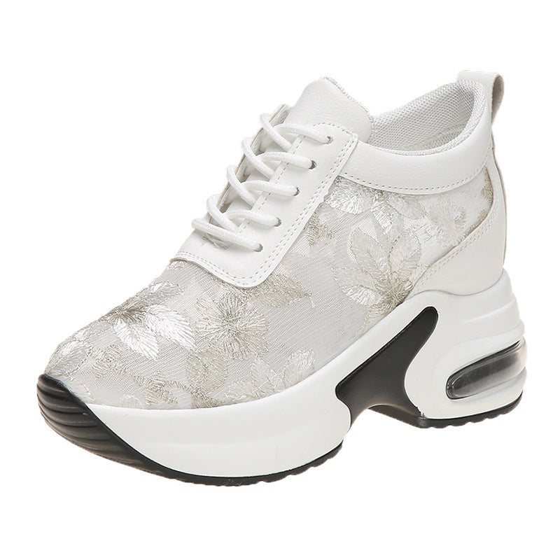 Spring New Sports Style Mesh Lace Casual Shoes - WOMONA.COM