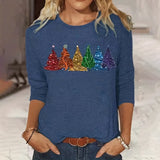 Women's Long-sleeved T-shirt Christmas