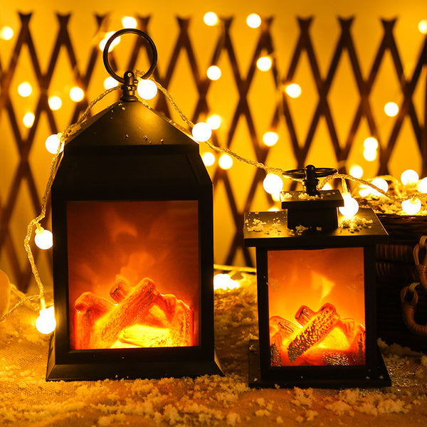 Simulation Of Carbon Fire Dynamic Home Christmas Lights - WOMONA.COM