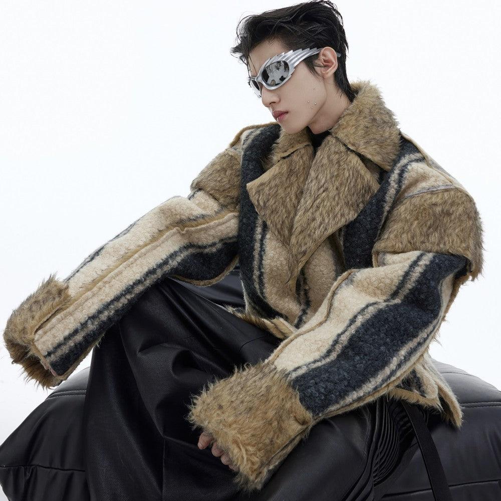 Vintage Anti Sable Fur Grass Coat - WOMONA.COM