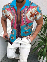 Men's Short-Sleeved Fashion Shirts - WOMONA.COM