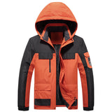 Outdoor Men's Plus Fleece Warm Cotton Jacket - WOMONA.COM