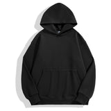 500g Heavy-duty Fleece Shoulder Down Hoodie - WOMONA.COM