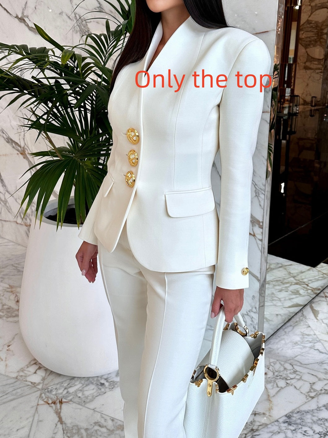 Single-Breasted Blazer & High-Waist Pants Separates – product image 2
