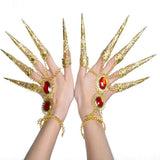 Famous Ethnic Style Ancient Belly Dance Set Dance Props Nails - WOMONA.COM