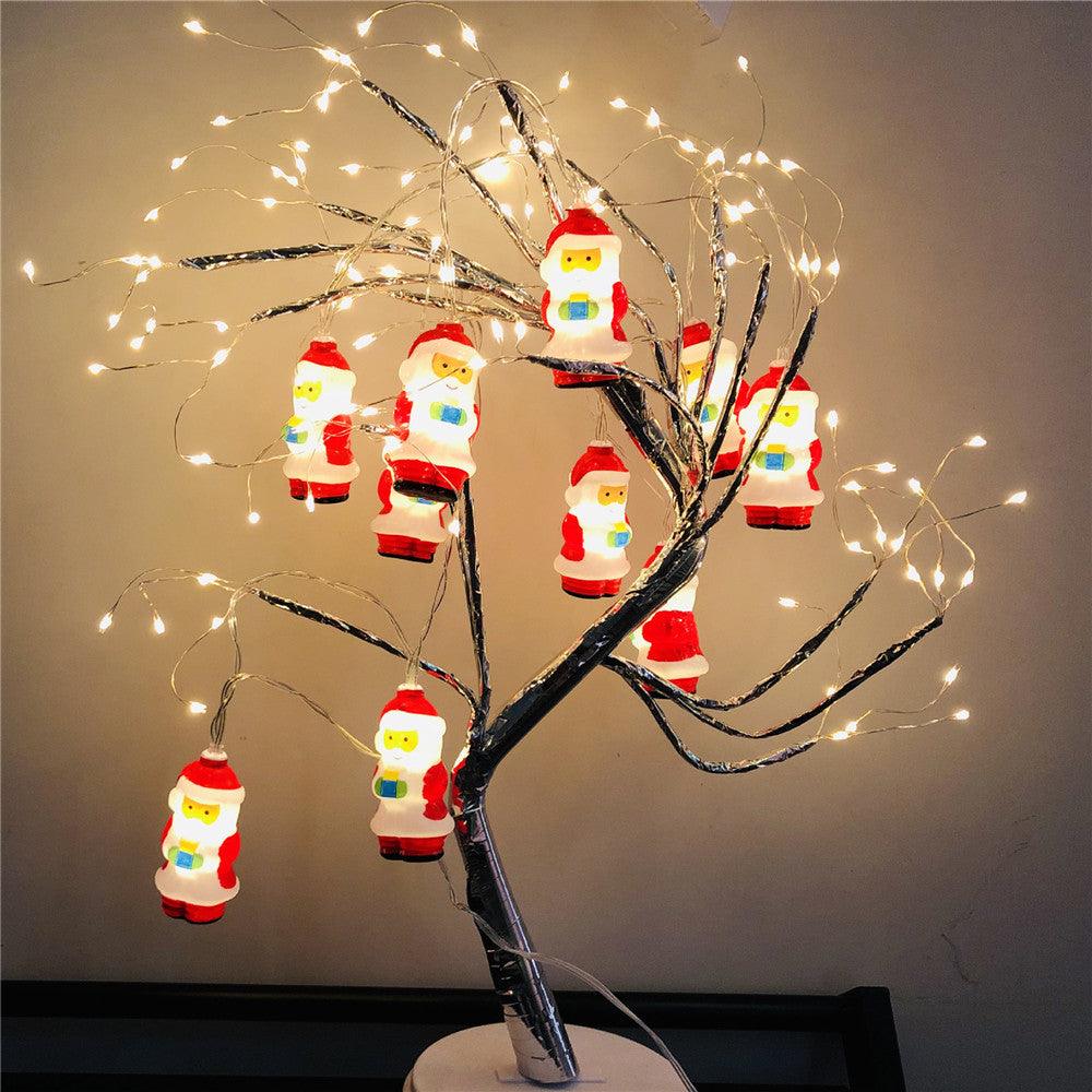 Christmas Decoration LED Santa Claus String Lights - WOMONA.COM