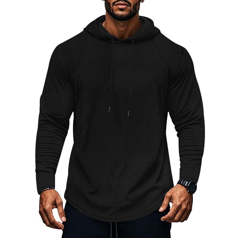 Men's Plus Size Loose Long-sleeved Hooded Sweater - WOMONA.COM
