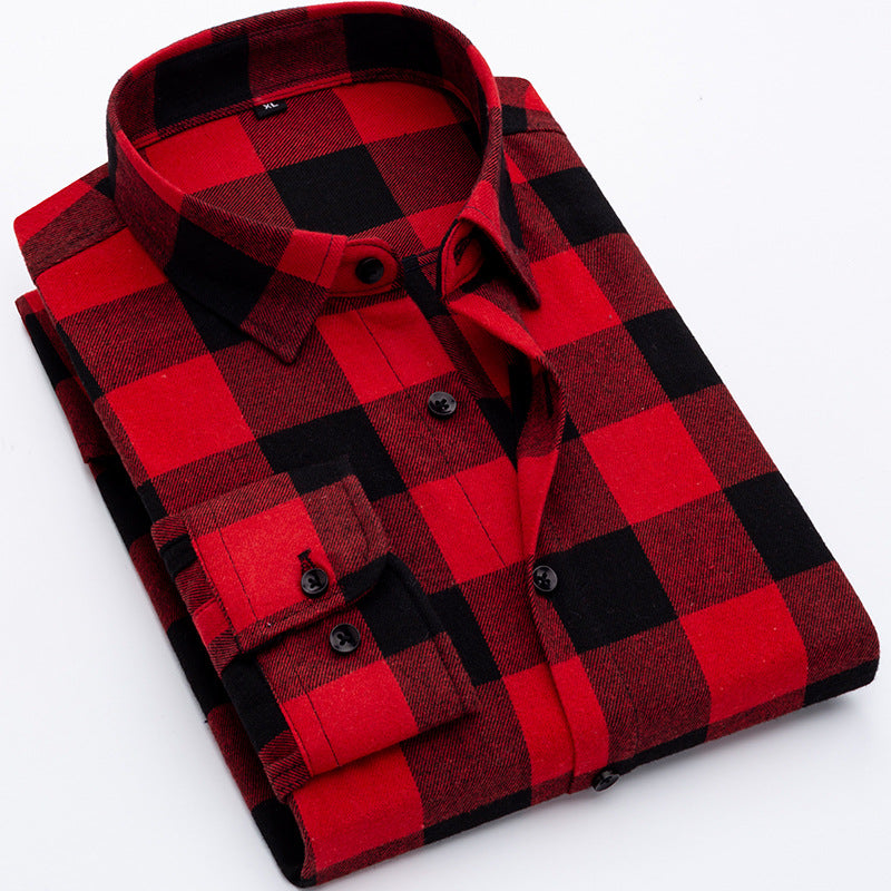 Men's All-match Trendy Tailored Shirts - WOMONA.COM