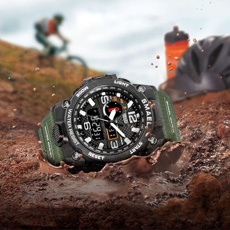 Men's Army Style Watch Waterproof Electronic Sports - WOMONA.COM