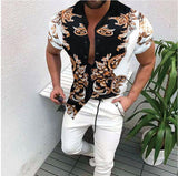 Men's Short-Sleeved Fashion Shirts - WOMONA.COM