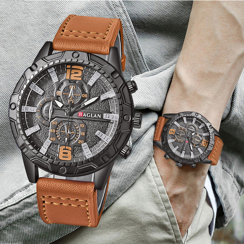 Reloj de cuarzo para hombre de negocios y moda