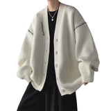 Design Cardigan Sweater Coat For Men Loose Retro - WOMONA.COM