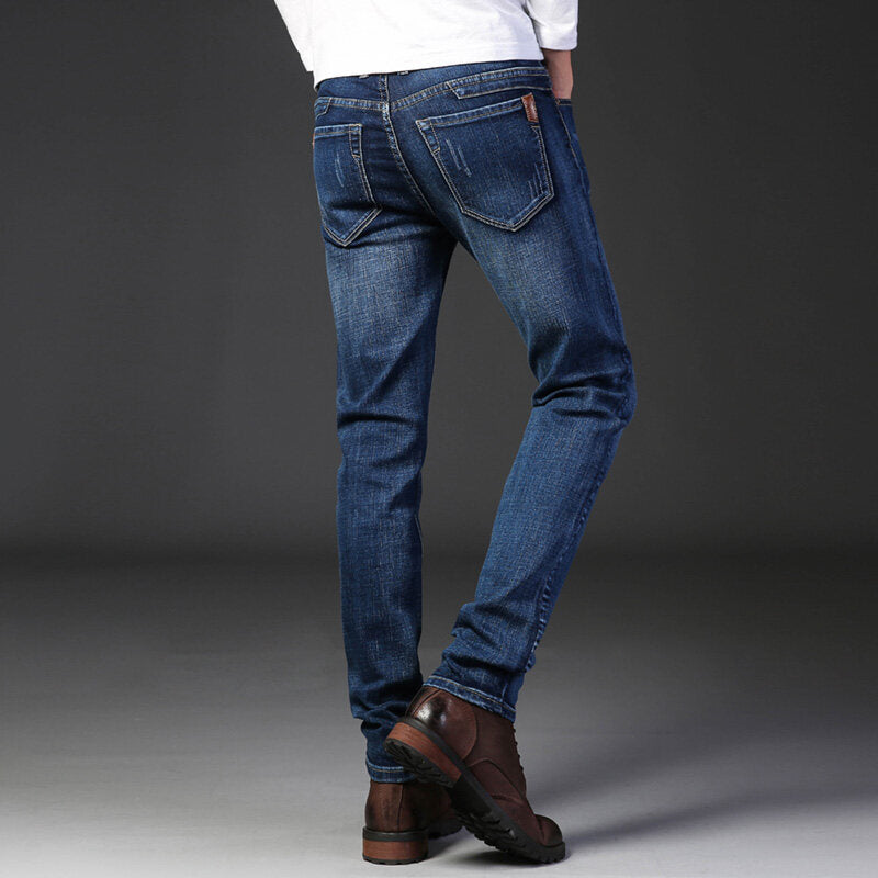 Gerade Stretch Slim Fit Freizeithose für Herren