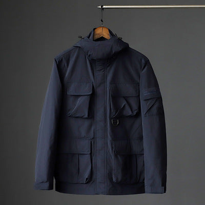 Jacket Men Windproof And Waterproof Multi Pockets - WOMONA.COM