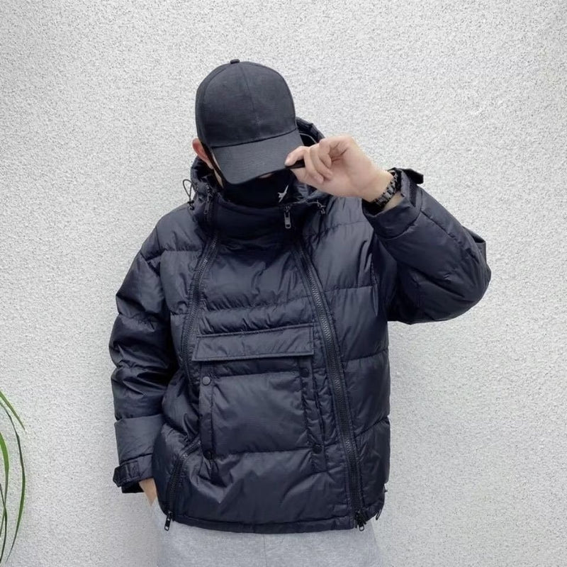 Men's Hooded Cotton-padded Jacket - WOMONA.COM