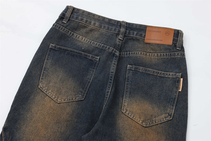 Washed Old Cargo Jeans Herren und Damen