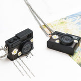 Daisy Mini Camera Necklace LED Sound And Glow - WOMONA.COM