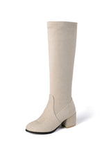 Solid Color High Boots Women's Boots - WOMONA.COM