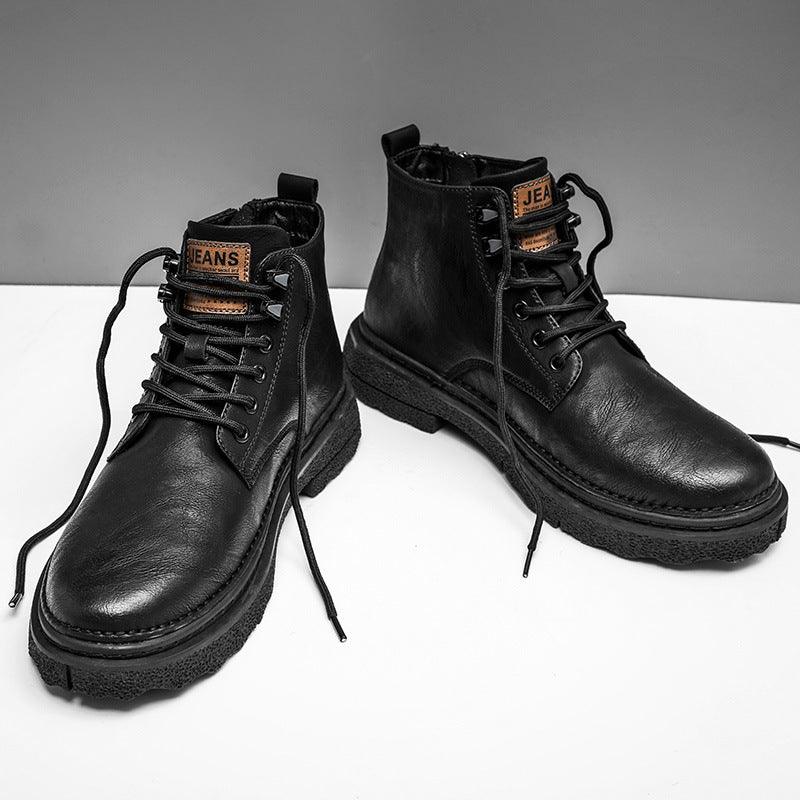 Men's British Working Wear Boots Waterproof - WOMONA.COM