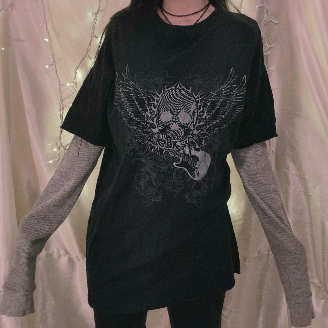 Women's False Two-piece Patchwork Long Sleeve - WOMONA.COM