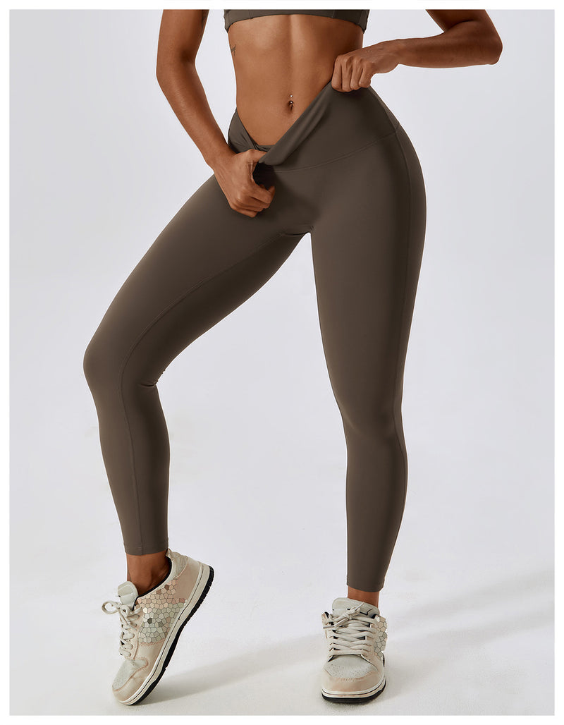 Quick-drying Nude Feel Hip Raise Yoga Pants Women's Outdoor Leggings