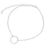 Alloy Ring Necklace - WOMONA.COM