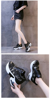 Spring New Sports Style Mesh Lace Casual Shoes - WOMONA.COM