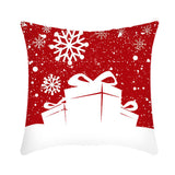 Merry Christmas Cushion Cover 45cm Elk Santa Claus