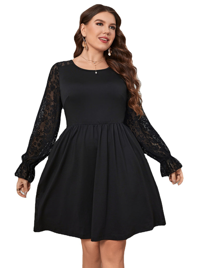 Dress Sexy Long Sleeve Autumn New Plus Size Women's Clothes - WOMONA.COM