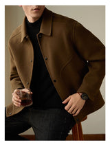 Double-sided Woolen Coat Men's - WOMONA.COM