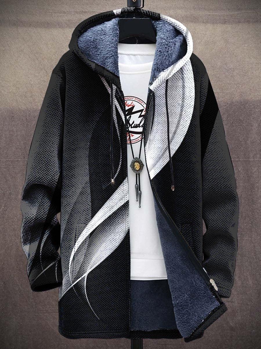 Men's Digital Printed Stand Collar Jacket - WOMONA.COM