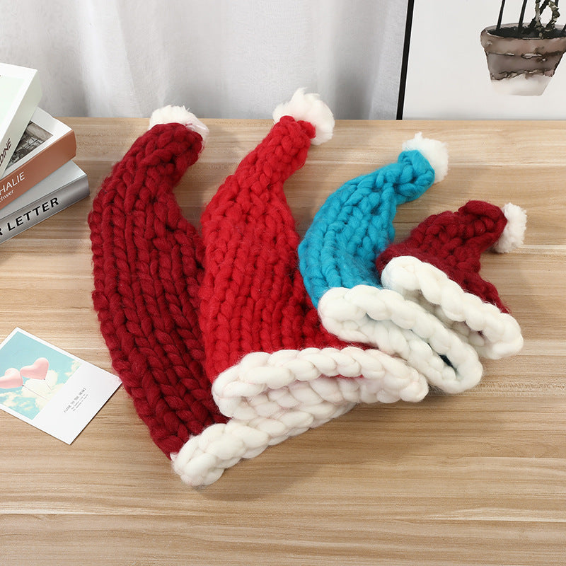 Gorro de peluche navideño con pompón, bonito gorro de invierno para mujeres, hombres y niños