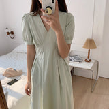 Fashion Personalized Mid-length Dress Women - WOMONA.COM