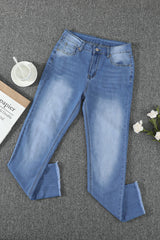 Washed Jeans For Women - WOMONA.COM