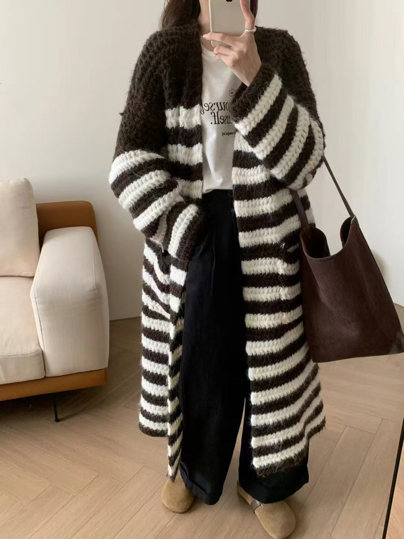 Loose And Lazy Style Sweater Coat