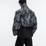 Small Group Tie Dyed Short Design Cotton Jacket - WOMONA.COM